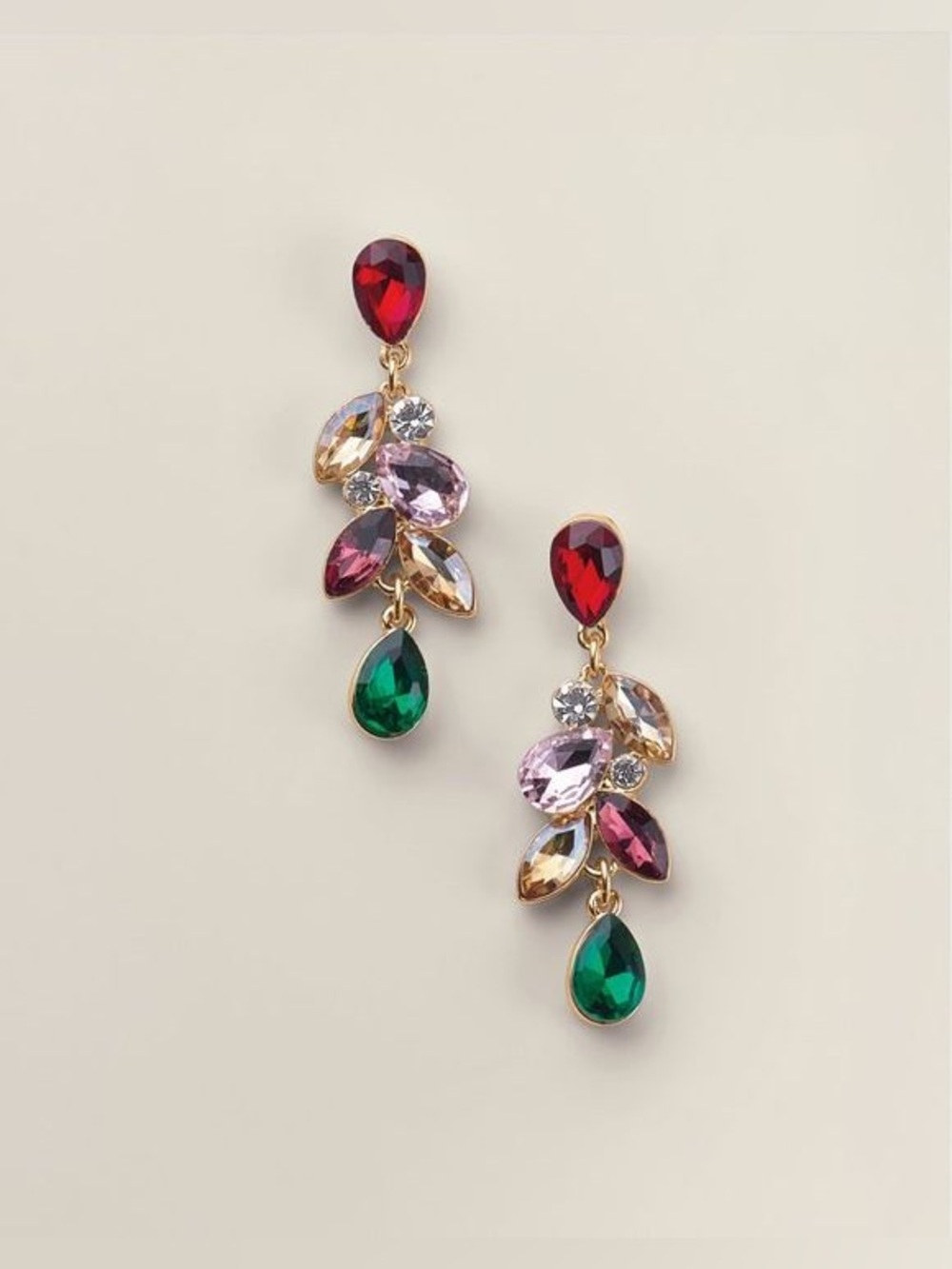Autumn Crystal Fallscape Earrings